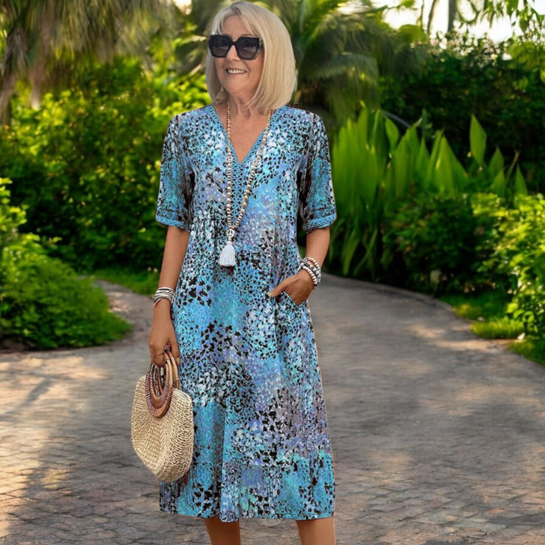 Iris™ – Effortlessly Elegant Lightweight Dress with a Flattering Silhouette