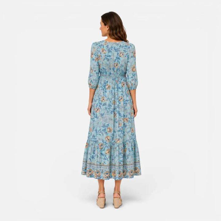 Florence | Elegant Floral-Inspired Flowing Dress