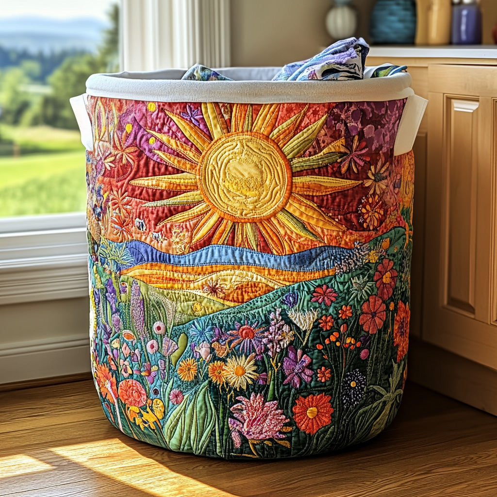 Radiant Meadow | Artisan Crafted Clothing Basket