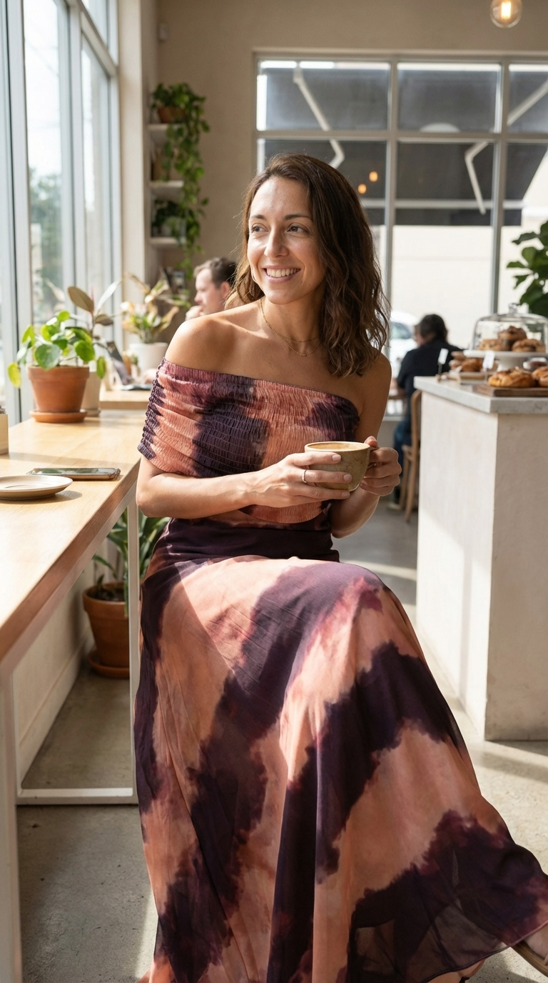 Sunshine Maxi Tie-Dye Dress