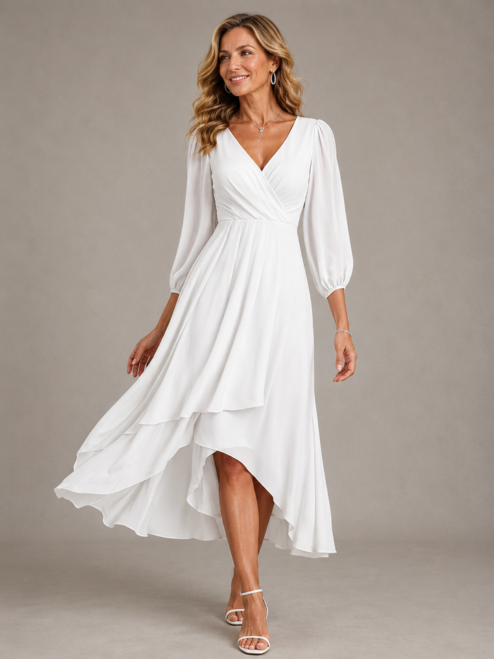 Mia™ | Chic V-Neck Maxi Dress
