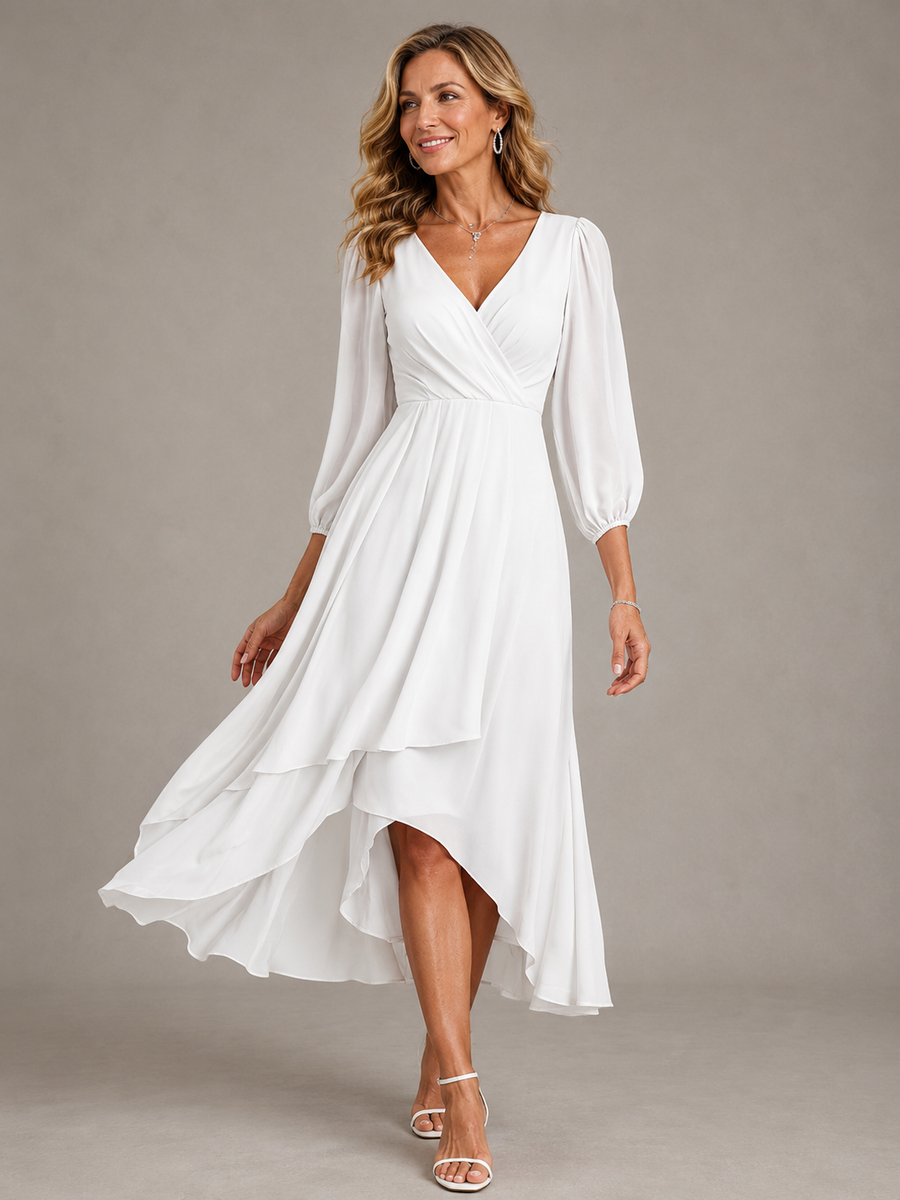 Mia™ | Chic V-Neck Maxi Dress
