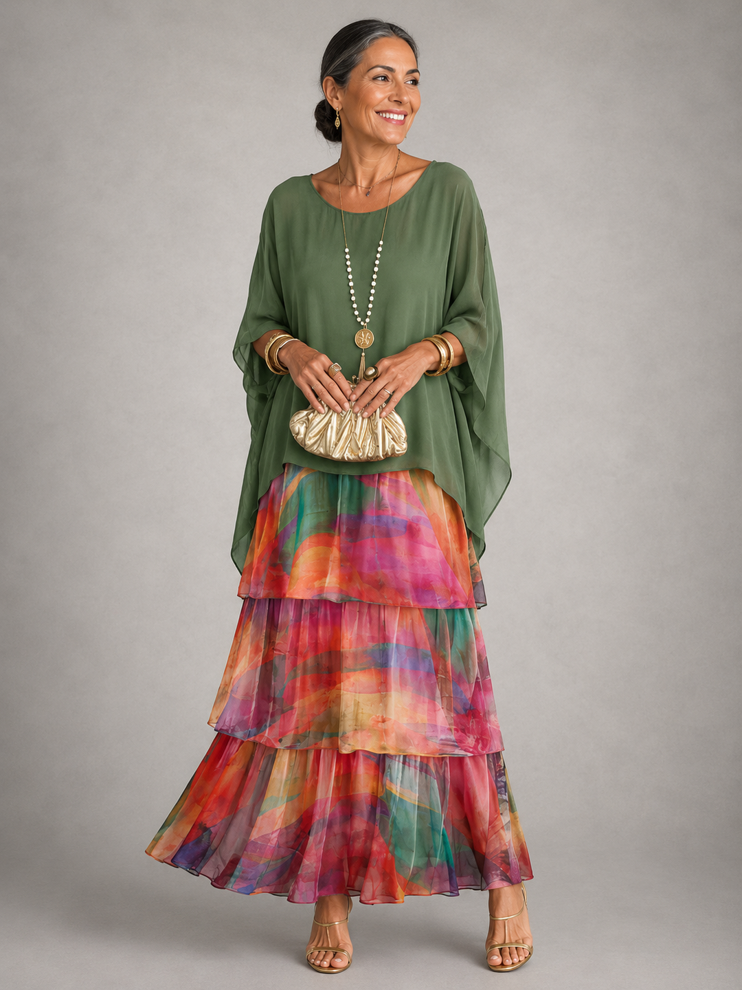 Lara™ | Graceful Maxi Dress with Flowing Design