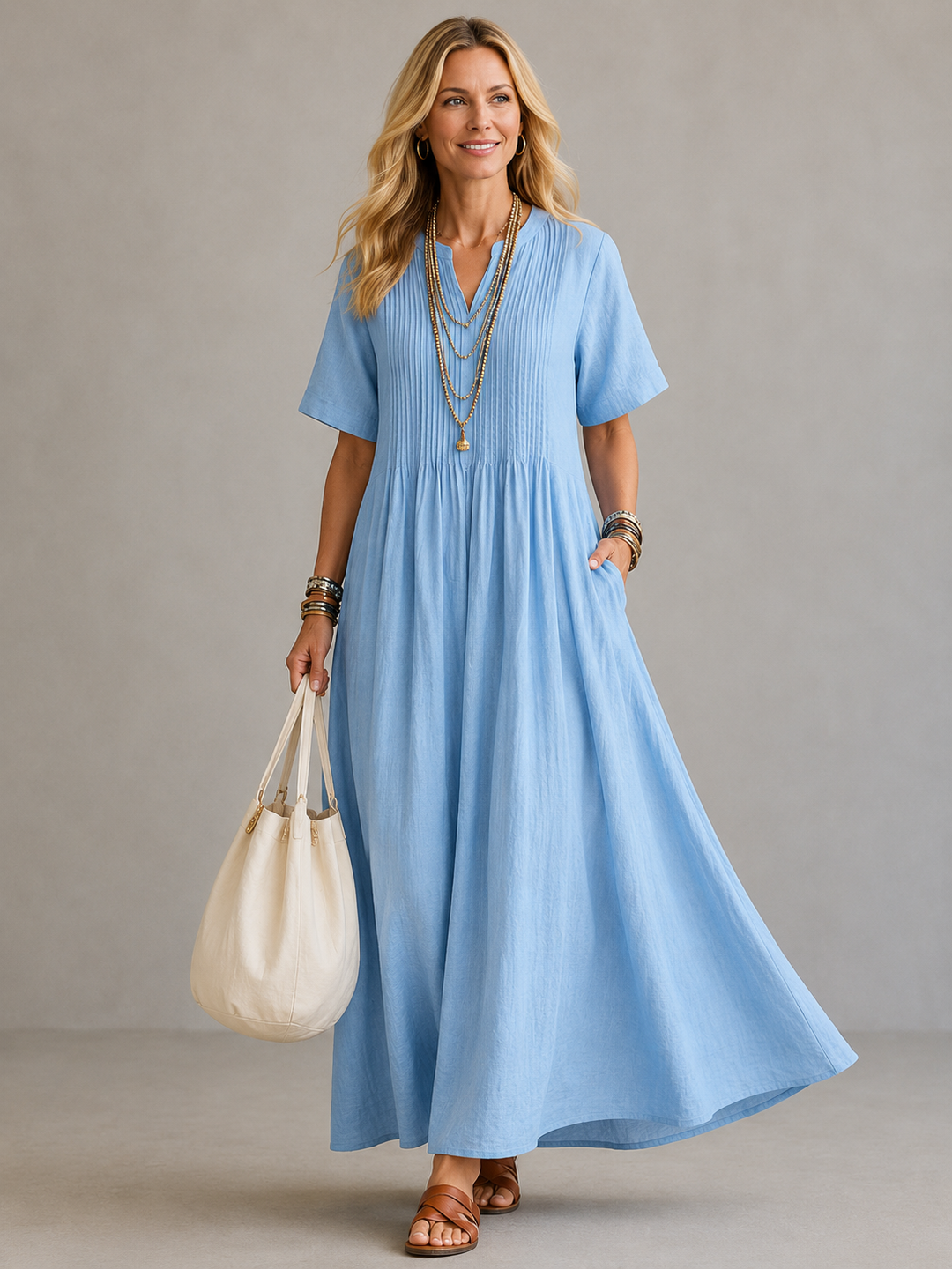 Nathalia™ Pleated Dress