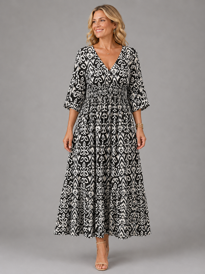 Althea™ | Boho Chic Midi Dress