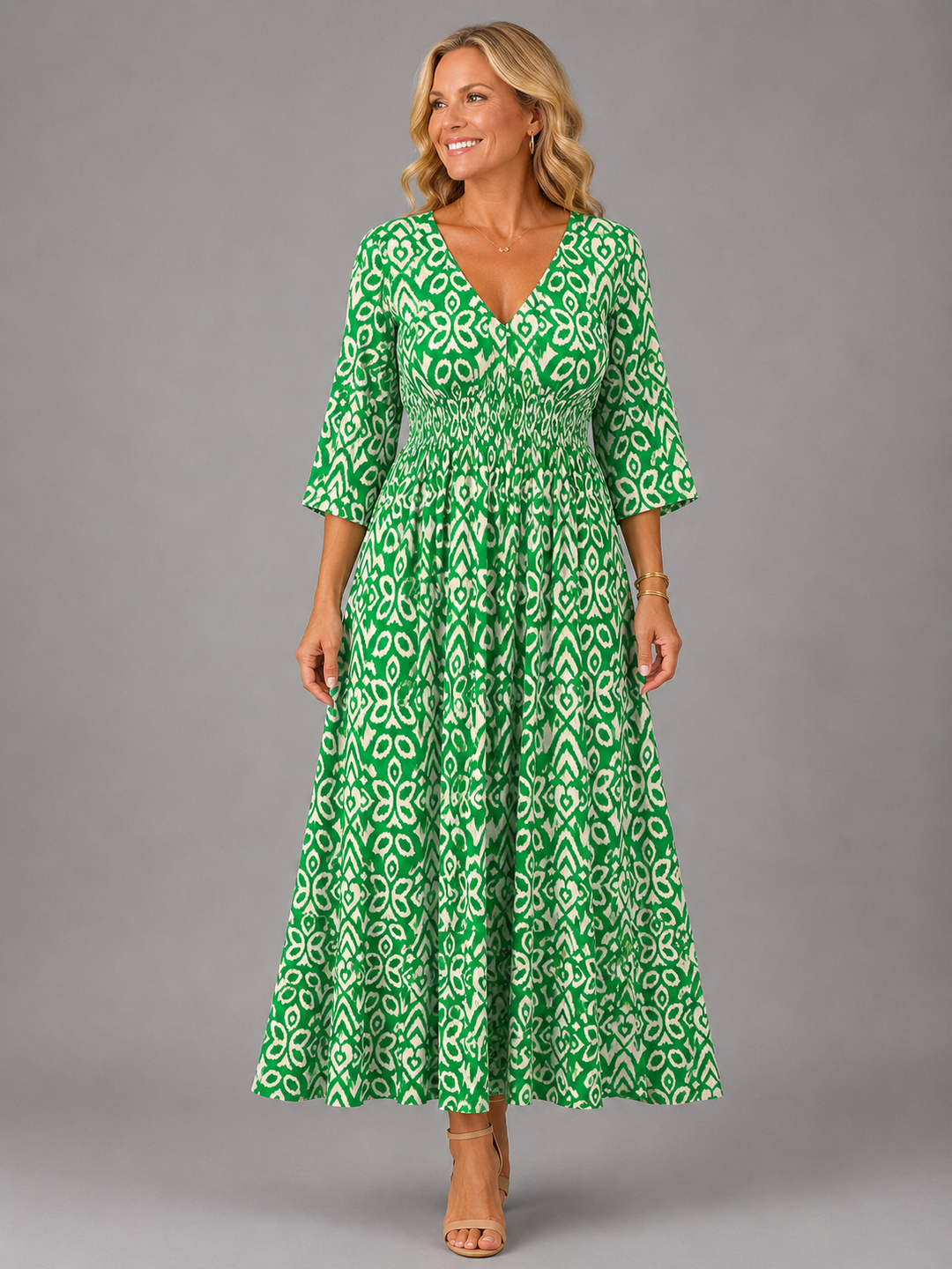 Althea™ | Boho Chic Midi Dress