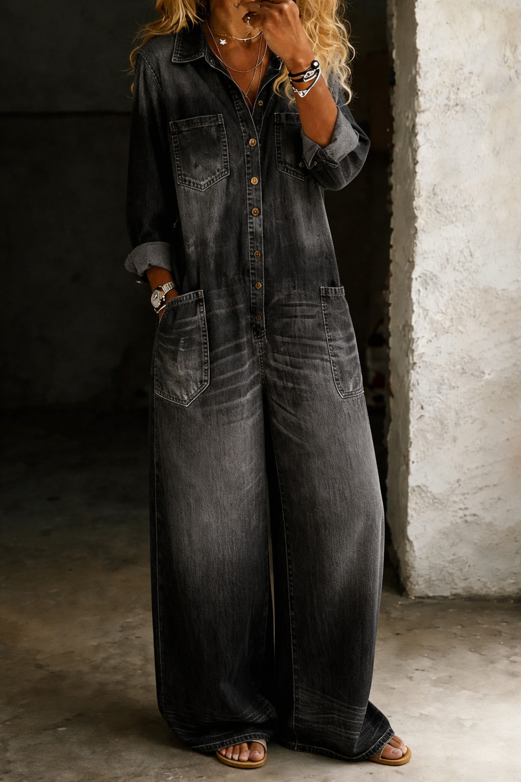 Lena | Everyday Comfort Relaxed Fit Jumpsuit