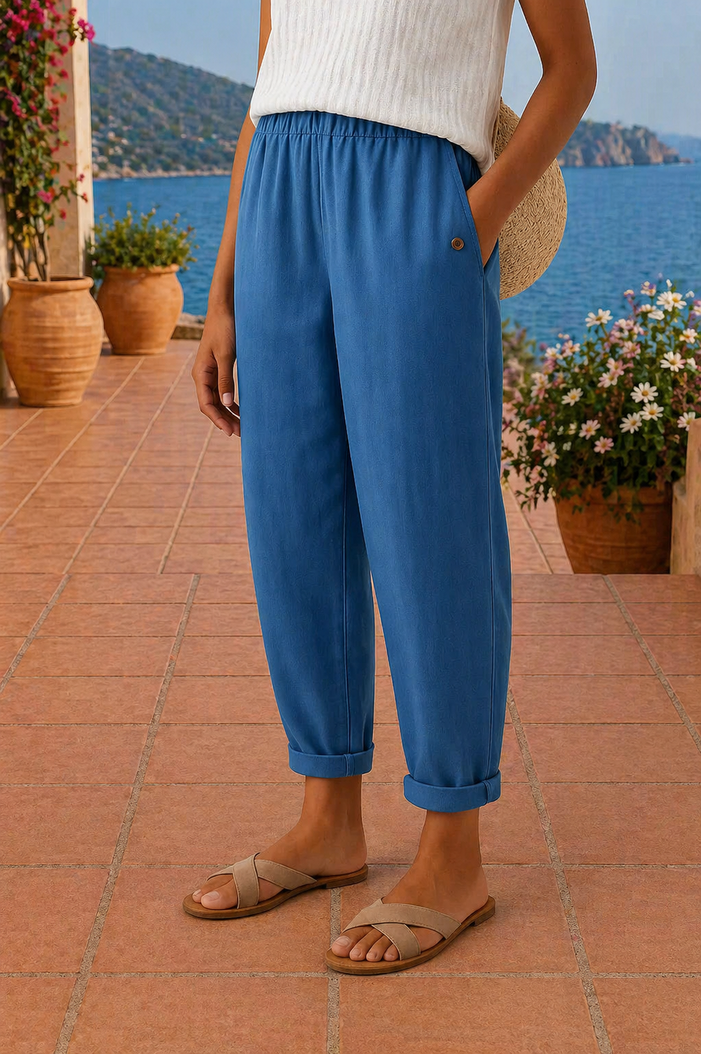 Maja | Lightweight Linen Trousers