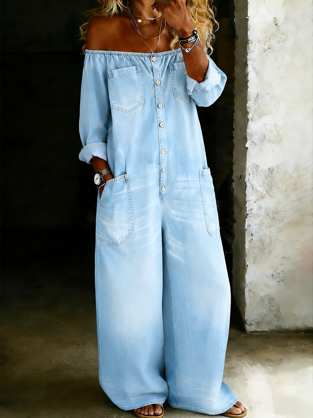 Allison | Off-shoulder Jumpsuit