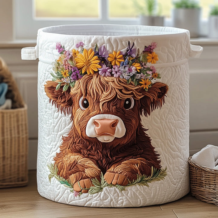 Handcrafted Highland Charm Laundry Basket
