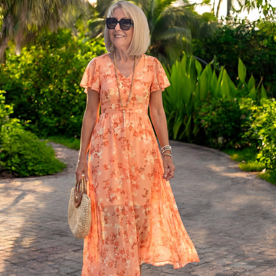 Zonia – Elegant and Flattering Flow Dress