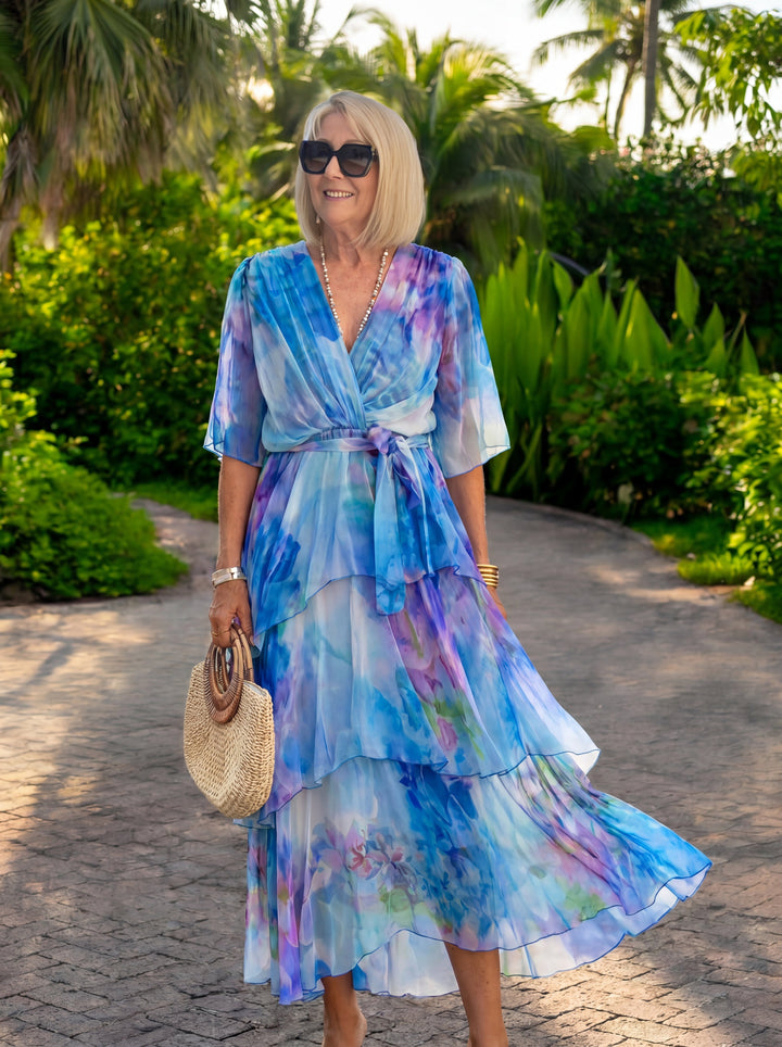Casar – Sophisticated Chiffon Gown