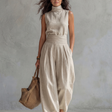 Maria | Elegant Wide Leg Pants and Top Set