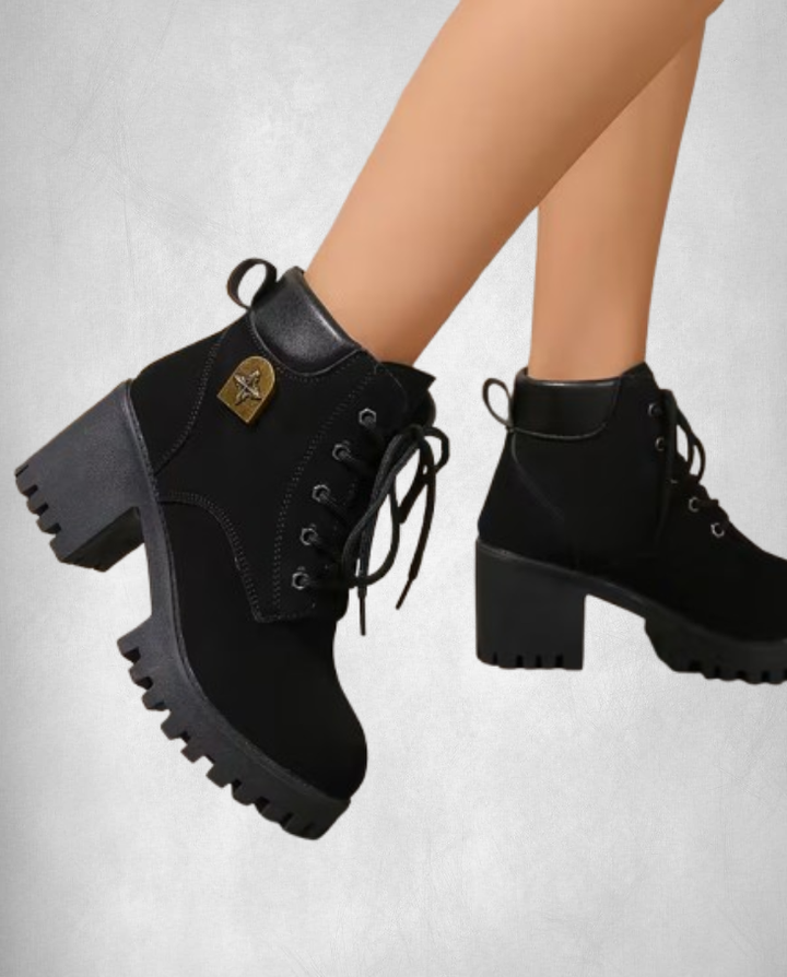 Emma | Chunky Heeled Ankle Boots