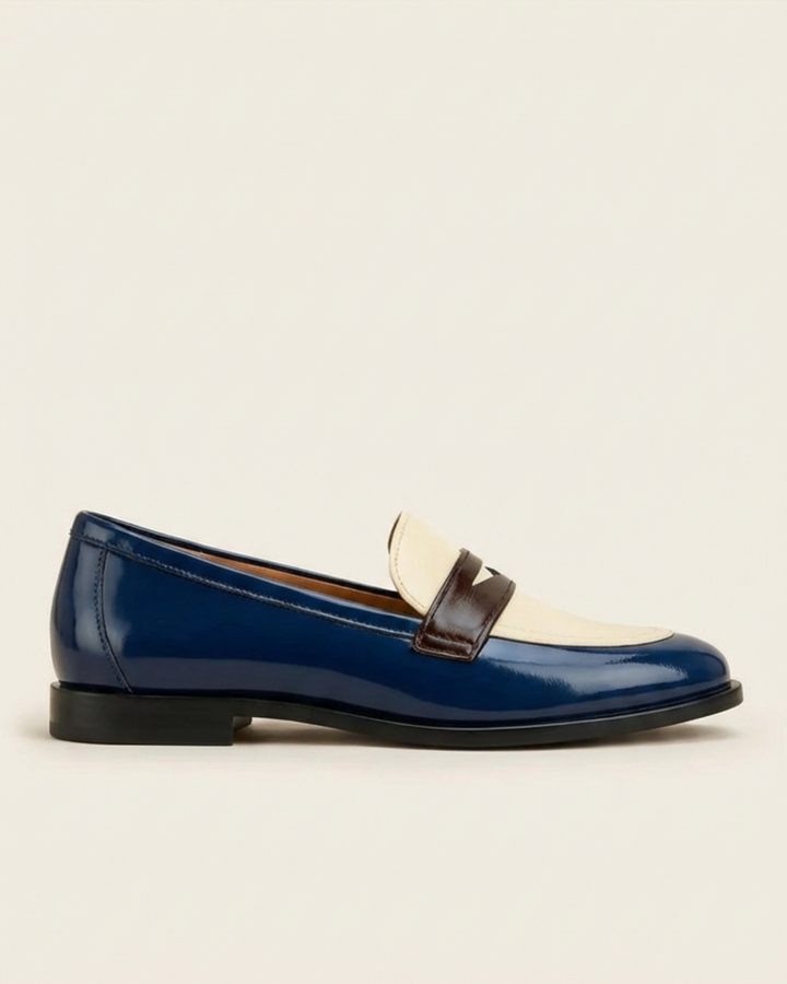 Amalia - Stylish Bicolour Loafers