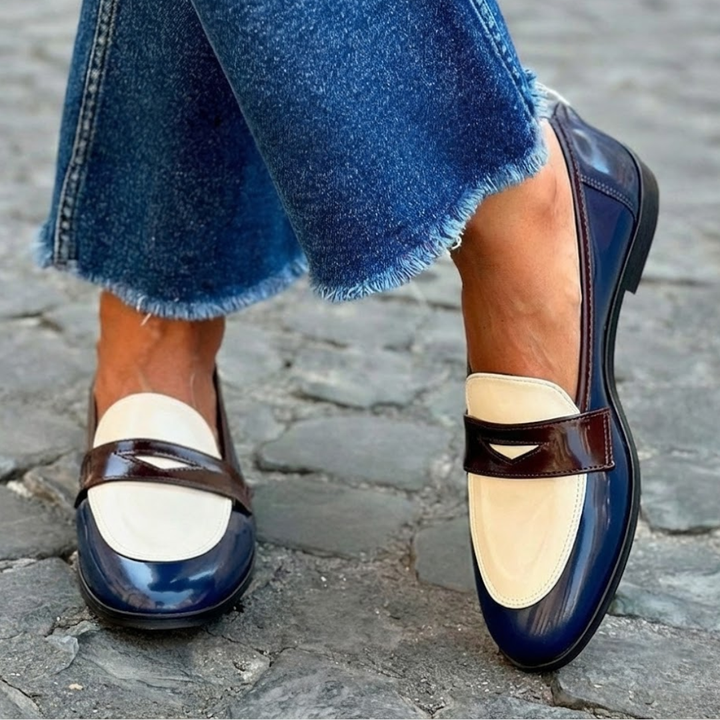 Claudia | Two-Tone Loafers