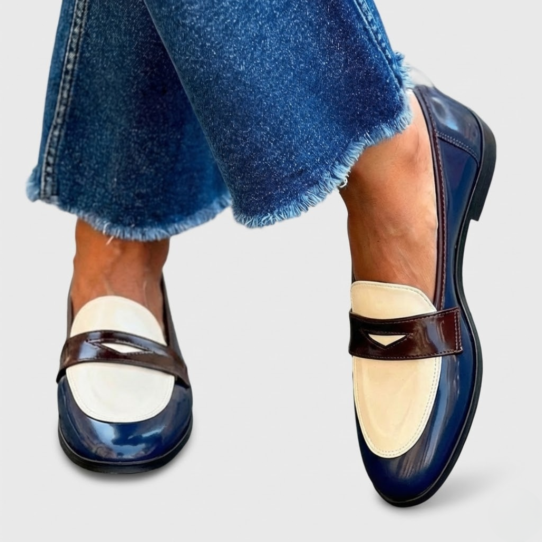 Claudia | Two-Tone Loafers