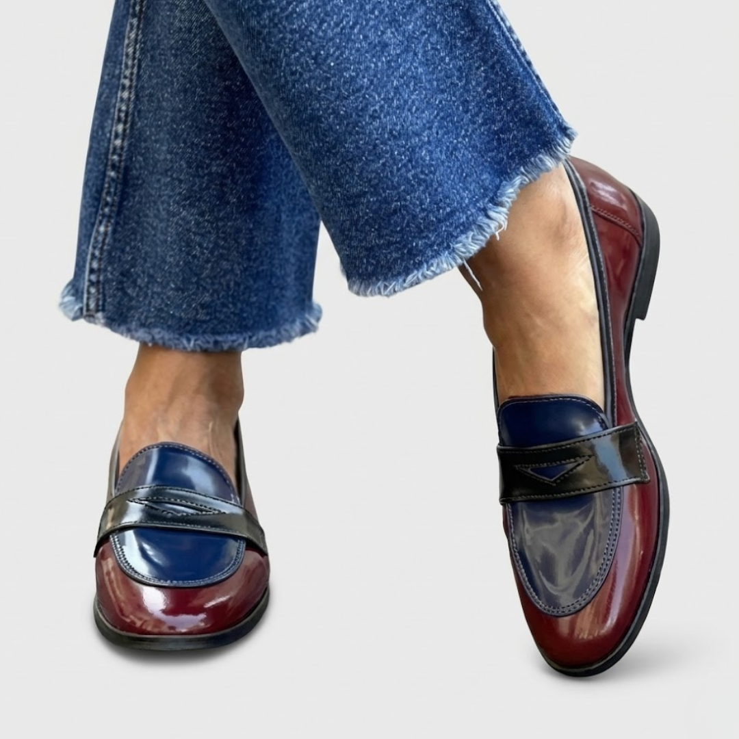 Claudia | Two-Tone Loafers