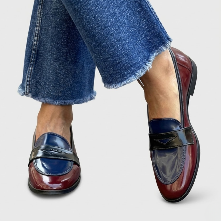 Claudia | Two-Tone Loafers