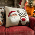 Frosty Night Quilted Pillow Cover