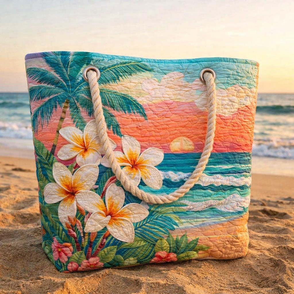 Tropical Spirit Handmade Beach Bag
