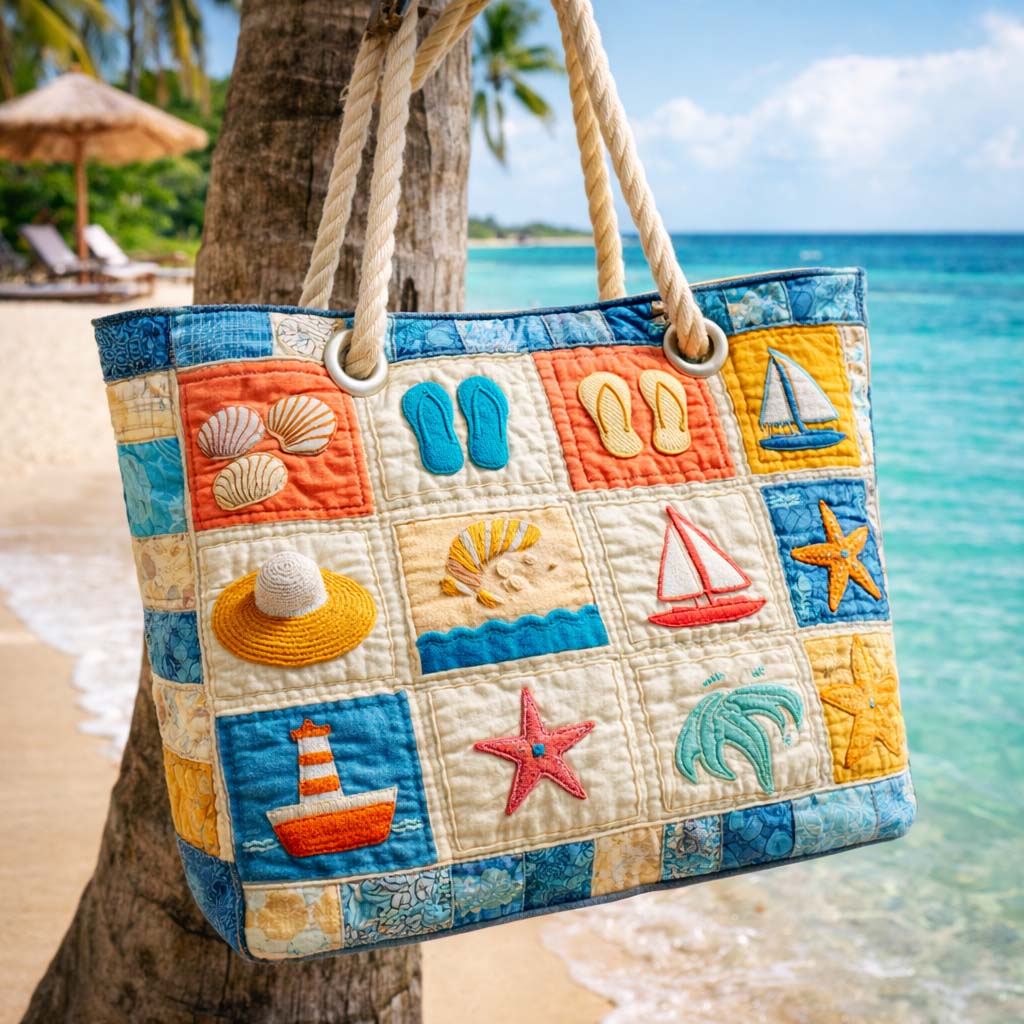 Artisan-Made Coastal Tote
