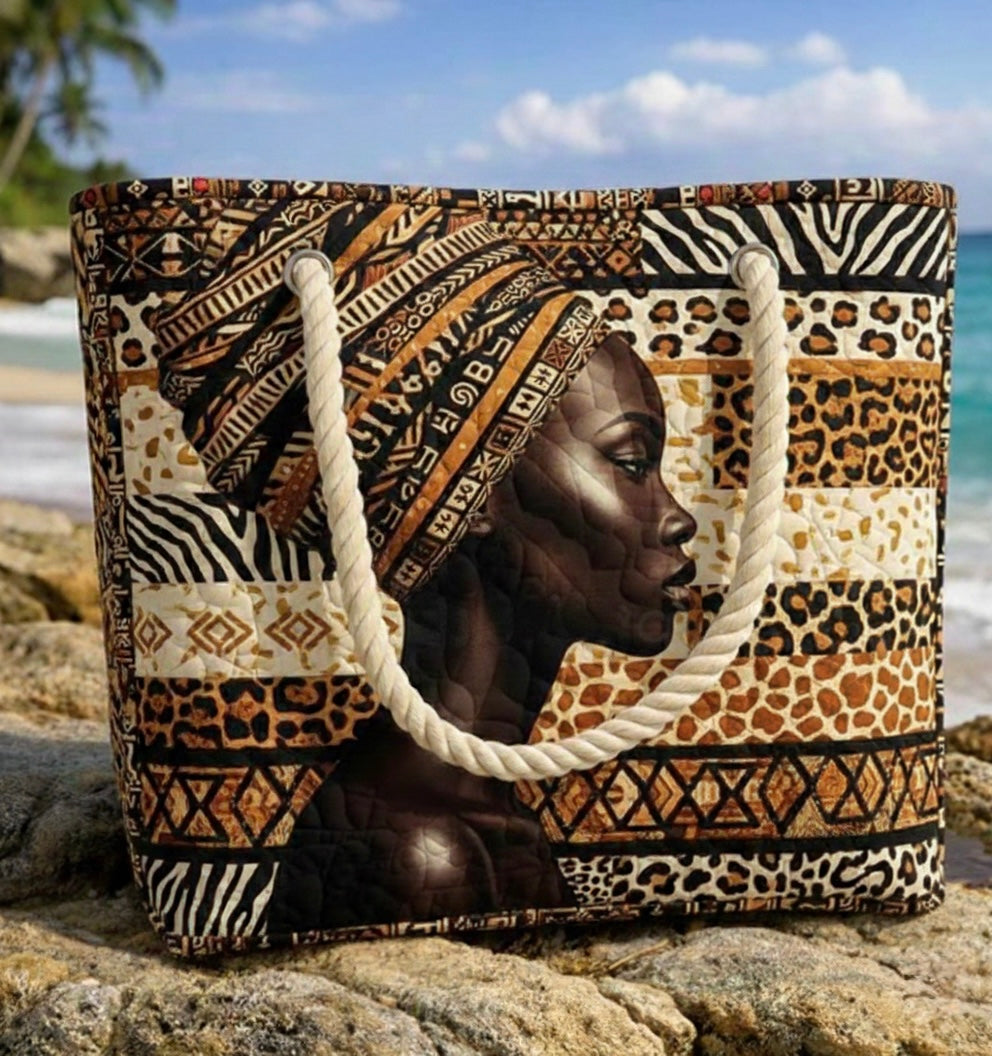 Queen Beach Bag by Melanina - Handcrafted Elegance
