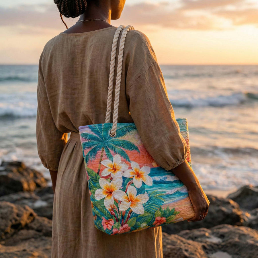 Tropical Spirit Handmade Beach Bag