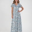 Ismeria | Floral Chiffon Maxi Dress