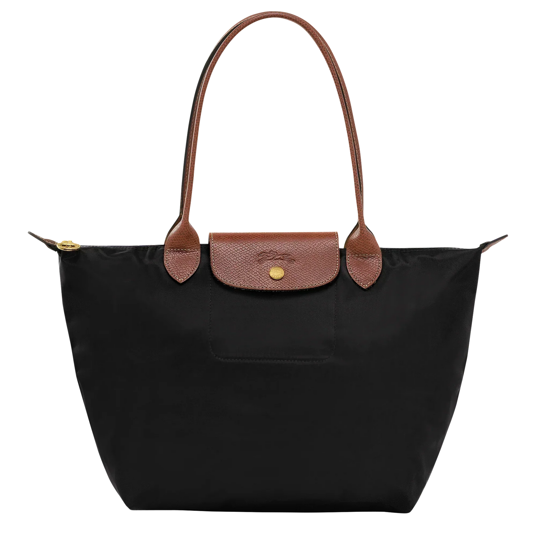 Compact Black Foldable Shopping Bag