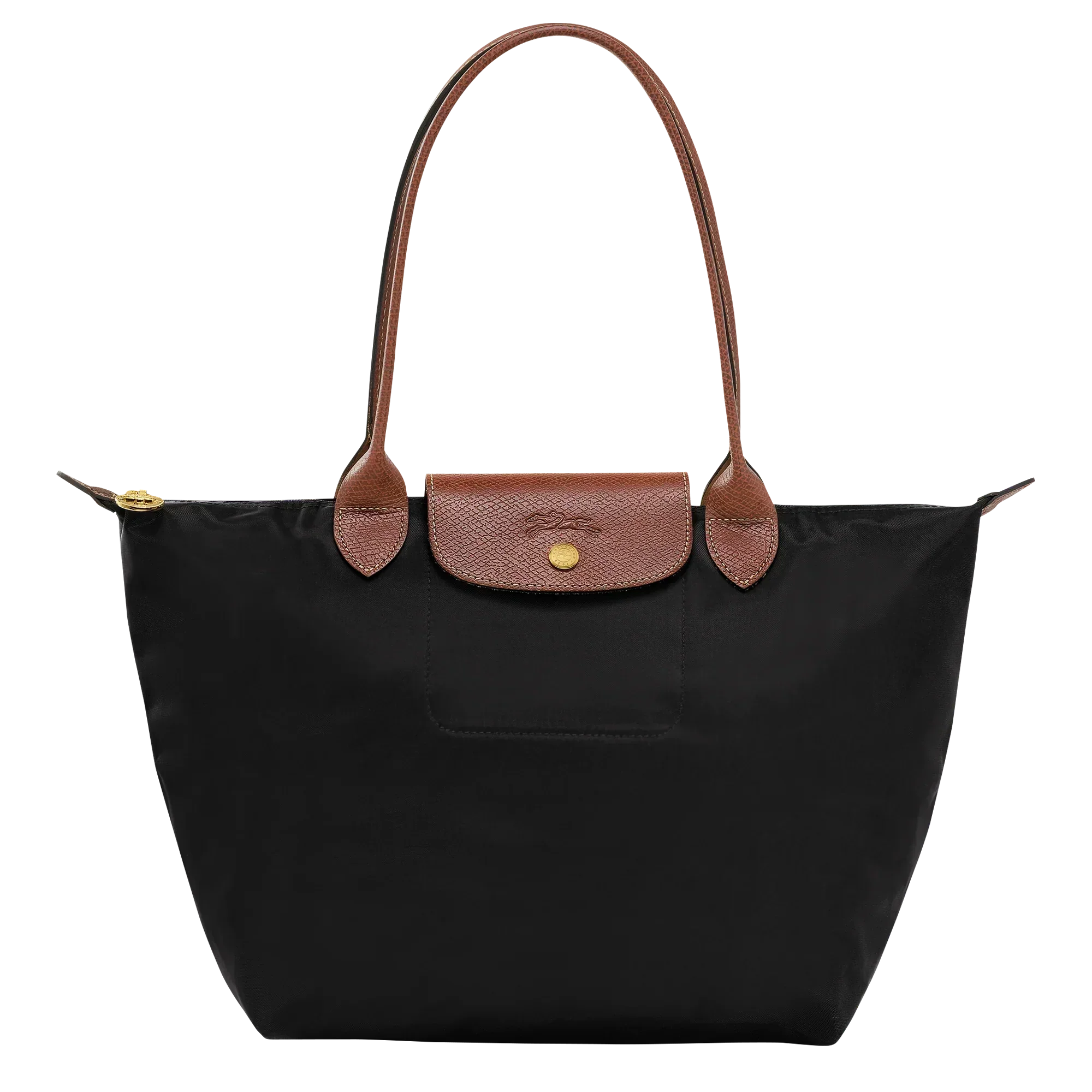 Compact Black Foldable Shopping Bag