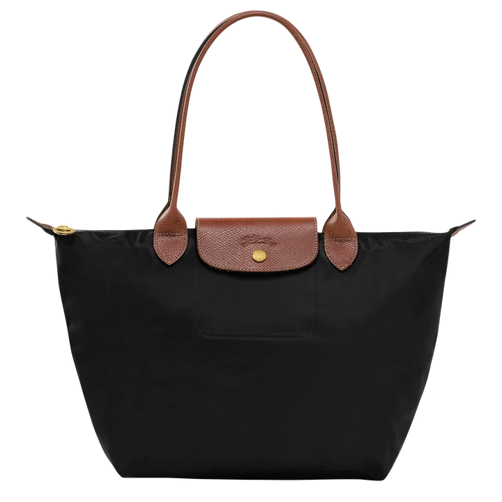 Compact Black Foldable Shopping Bag
