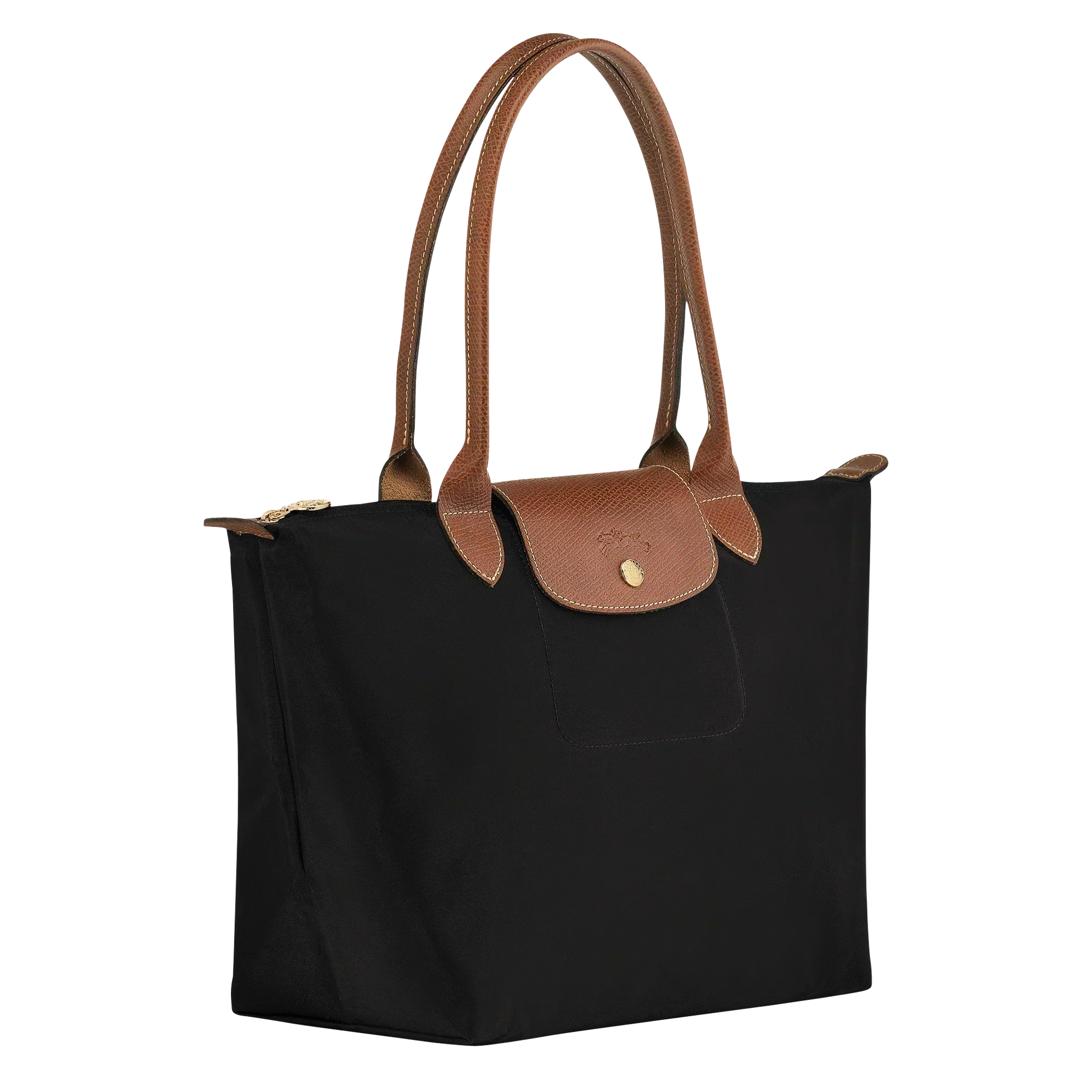 Compact Black Foldable Shopping Bag