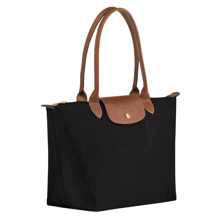 Compact Black Foldable Shopping Bag