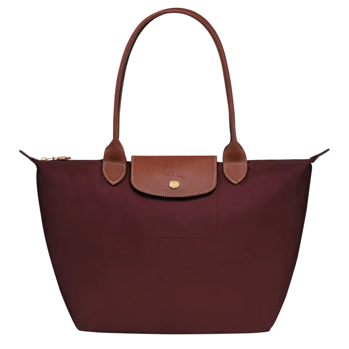 Burgundy Foldable Shopping Bag
