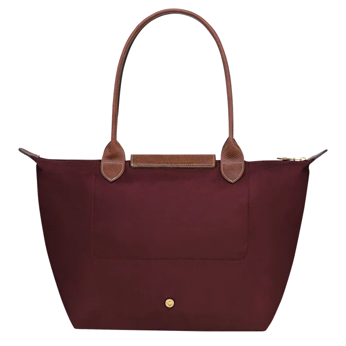 Burgundy Foldable Shopping Bag