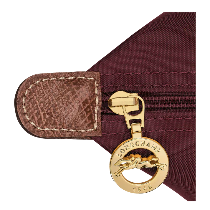 Burgundy Foldable Shopping Bag