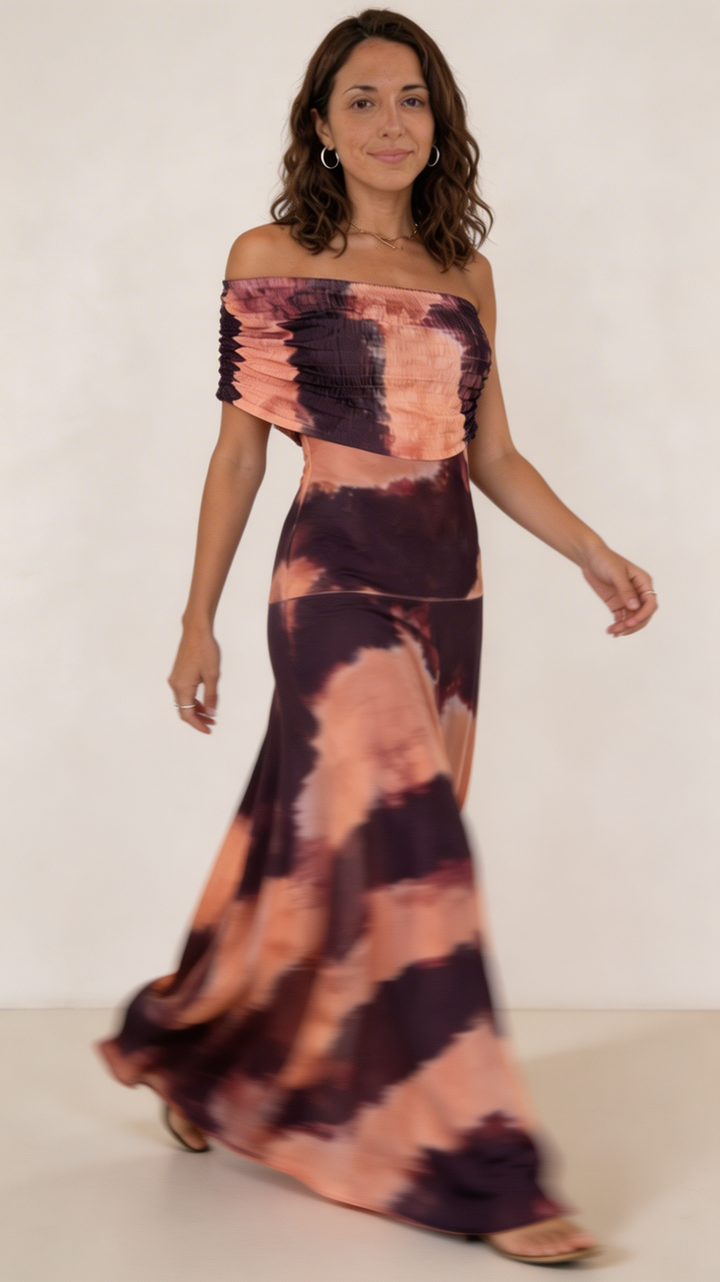 Sunshine Maxi Tie-Dye Dress