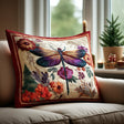 Enchanted Dragonfly Quilted Pillow Cover