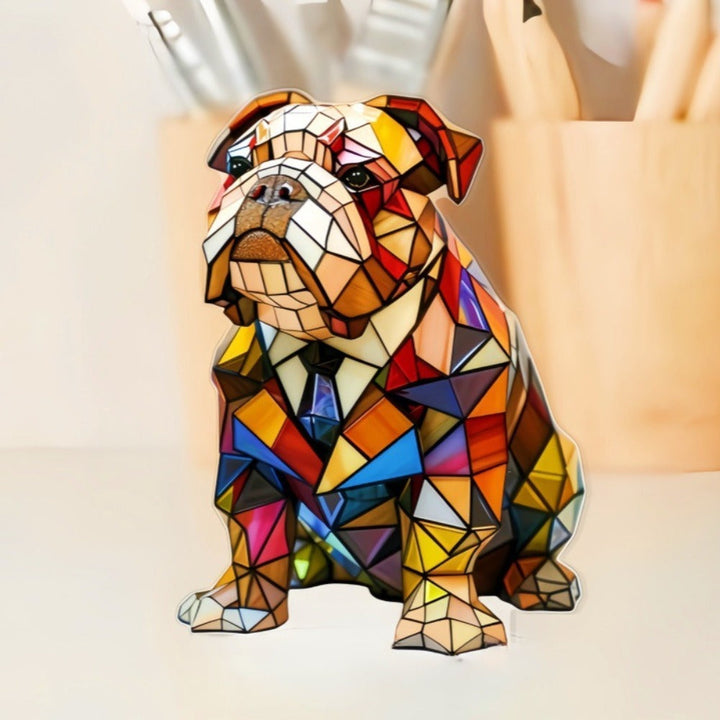 Adorable Bulldog Pendant Necklace