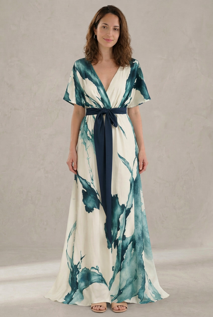 Marina Watercolor Dress