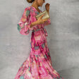 Floral Wrap Dress in Hazel