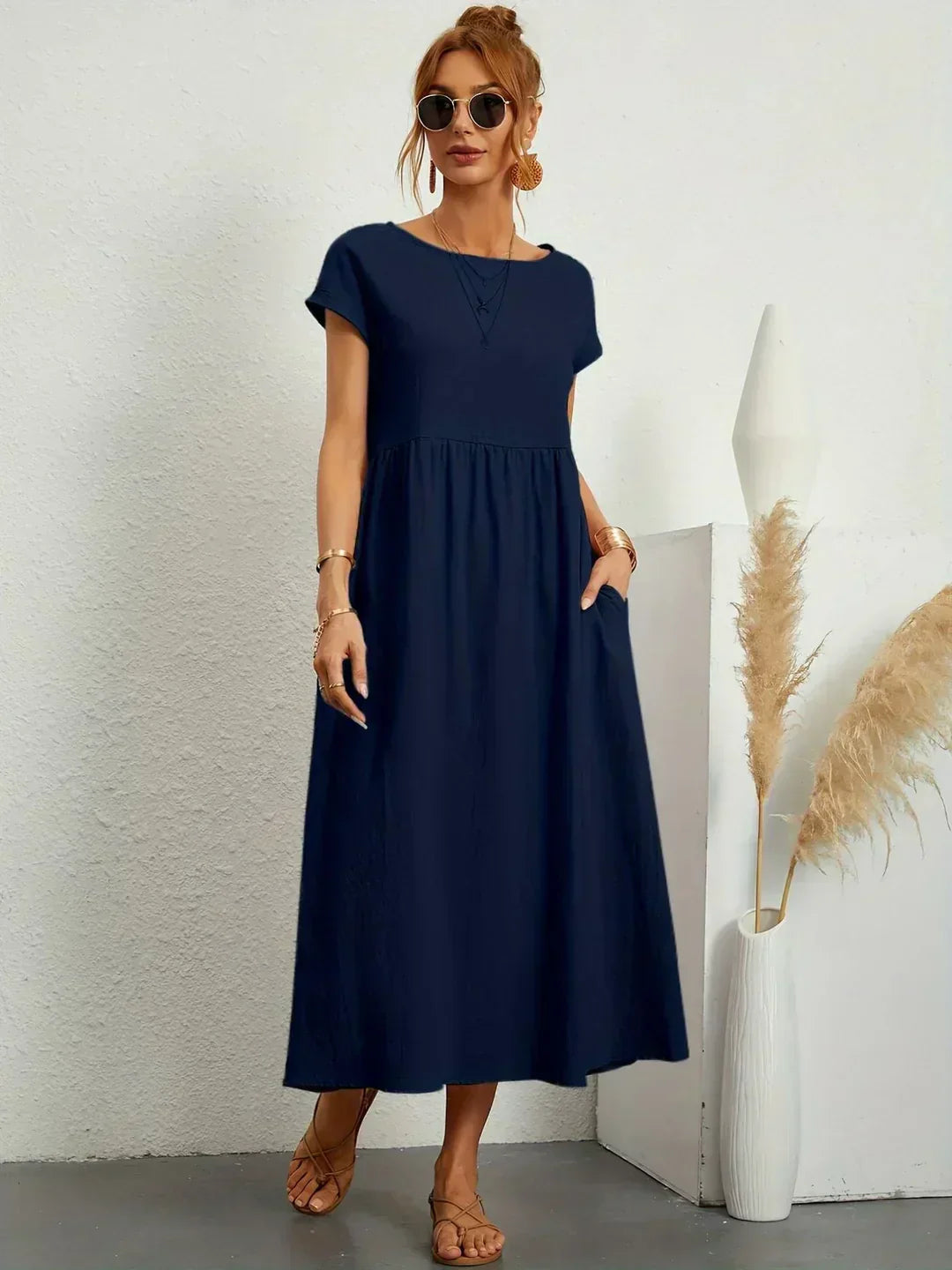 Ursina™ | Elegant Midi Dress