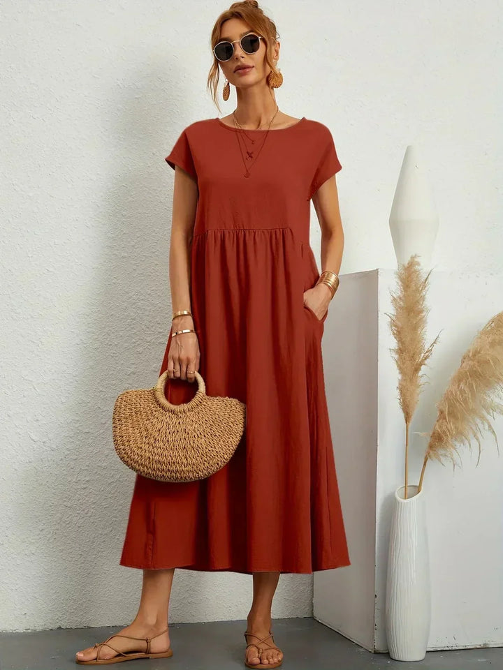 Ursina™ | Elegant Midi Dress
