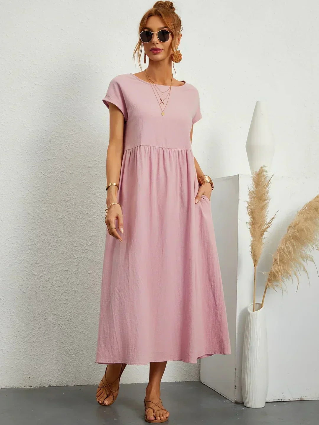 Ursina™ | Elegant Midi Dress