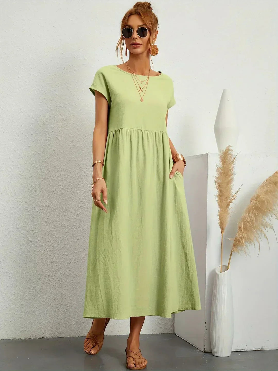 Ursina™ | Elegant Midi Dress