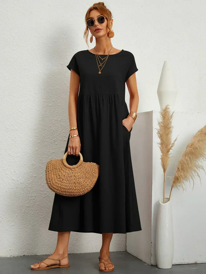 Ursina™ | Elegant Midi Dress