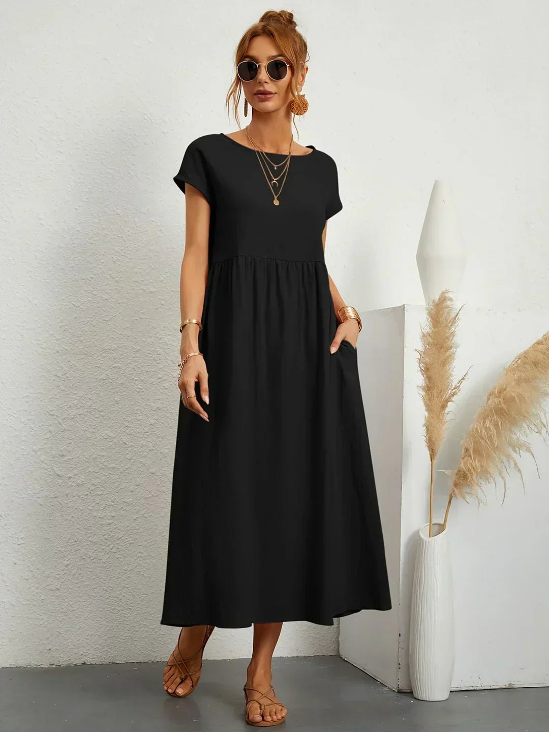 Ursina™ | Elegant Midi Dress