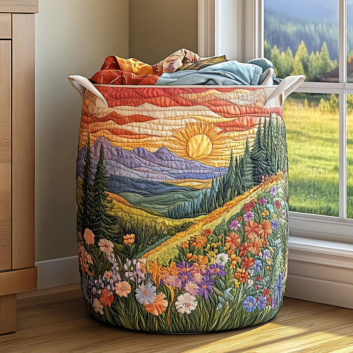 Radiant Meadow | Artisan Crafted Clothing Basket