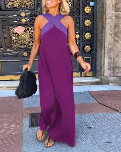 Quirine™ | Elegant Wrap-Front Maxi Dress